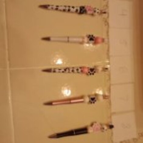 Handmade beaded pens
